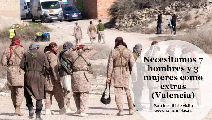 Imagen del casting Necesitamos 7 hombres y 3 mujeres como extras