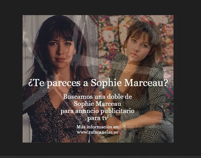 Imagen del casting ¿Te pareces a Sophie Marceau?