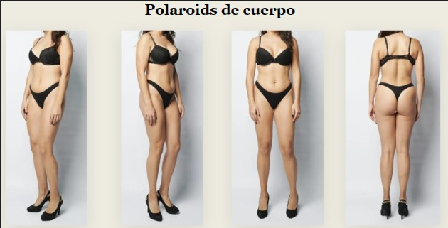 Ejemplo de polaroid: Cuerpo entero